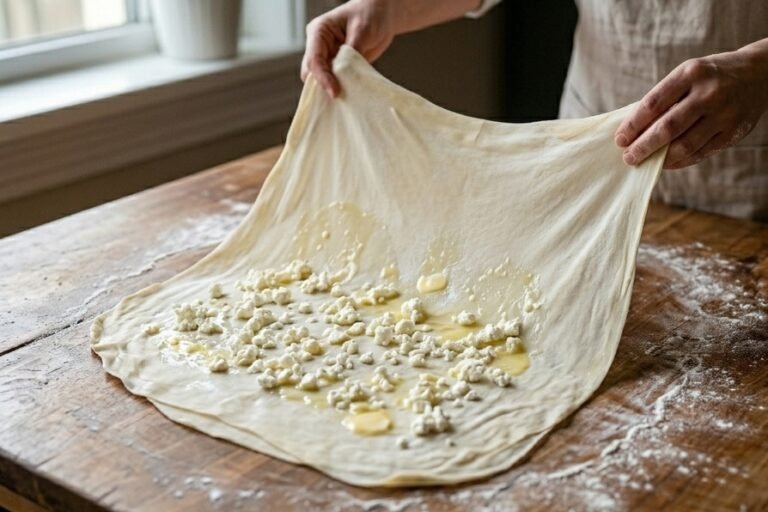 Domaća Pita Savijača sa Sirom | Tradicionalni Recept sa Ručno Vučenim Korama