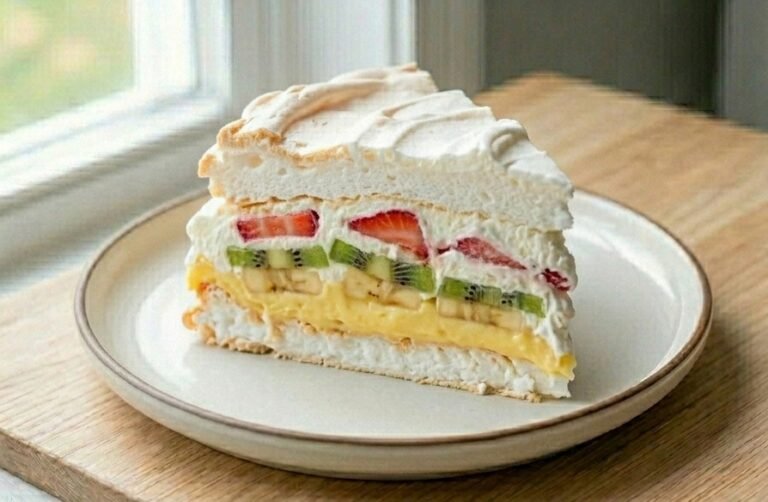 Ledeni Vetar Torta | Raskošni Voćni Desert sa Beze Korama