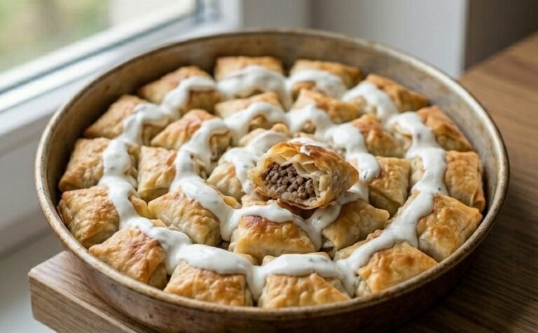 Domaće Mantije | Tradicionalne Hrskave Kockice sa Mesom i Jogurtom