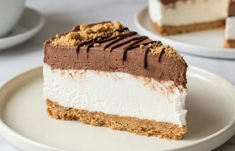 Sladoled Torta Bez Pečenja | Savršen Kremasti Desert u 3 Sloja