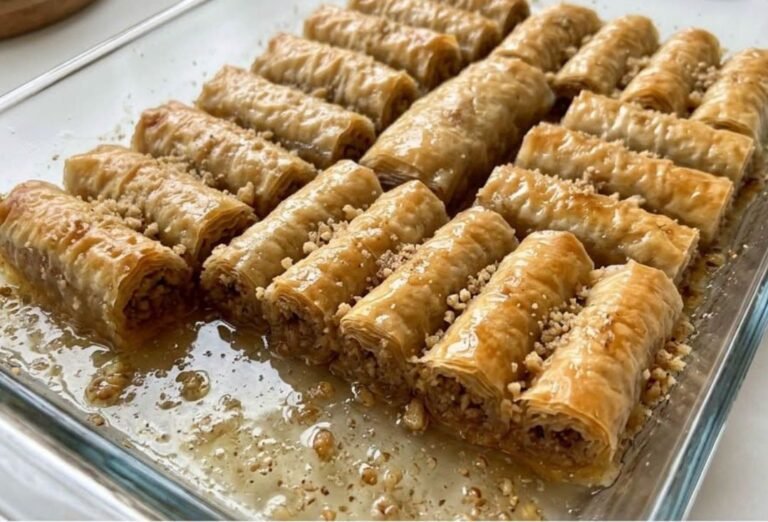Tradicionalna Rolovana Baklava sa Orasima | Gotova za 50 Minuta!