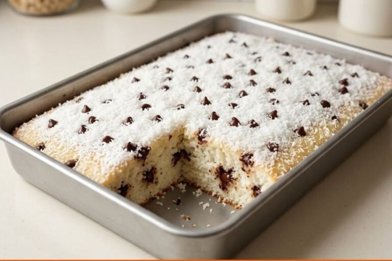 Brze Kokos Kocke sa Čokoladom | Jednostavan Kolač na Šolje