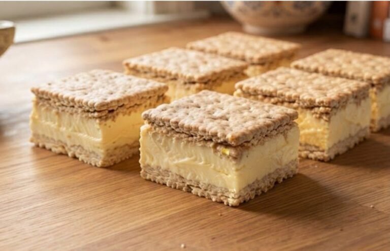 Kremasta Limun Kocka | Brzi Osvežavajući Desert sa Keksom