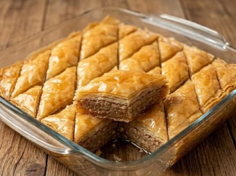 Raskošna Domaća Baklava sa Bademima | Elegantni Slojeviti Desert