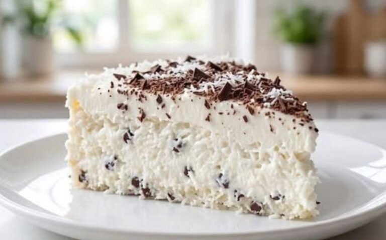 Brza Kokos Torta Bez Pečenja | Kremasti Stracciatella Desert