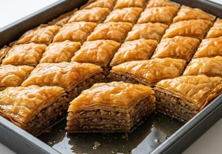 Tradicionalna Baklava | Osadharon Koshkoshe Walnut Baklava Recipe