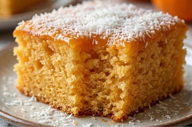 Sočne Kokos Kocke sa Pomorandžom | Brzi Kolač na Čaše