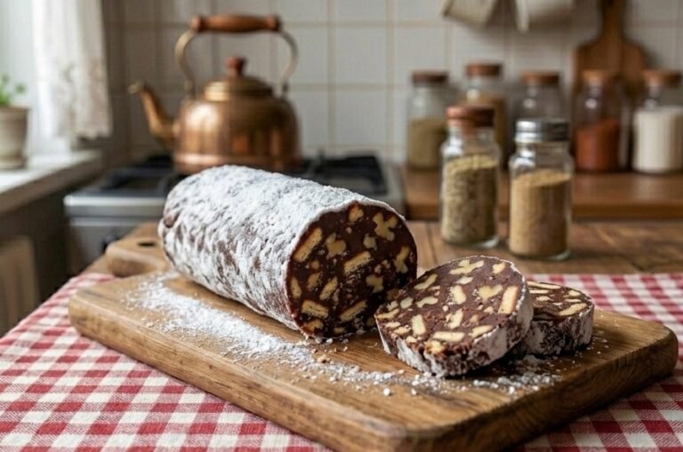 Najbolja Čokoladna Salama sa Plazmom | Recept Bez Pečenja