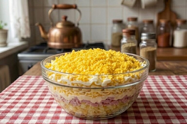 Najbolja Mimoza Salata | Recept za Savršene Slojeve u Čaši
