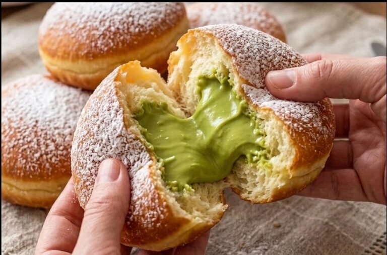 Domaće krofne sa pistaćima | Recept za najmekše punjeno testo