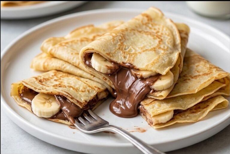 Savršene palačinke sa Nutelom i bananom | Recept za meko testo