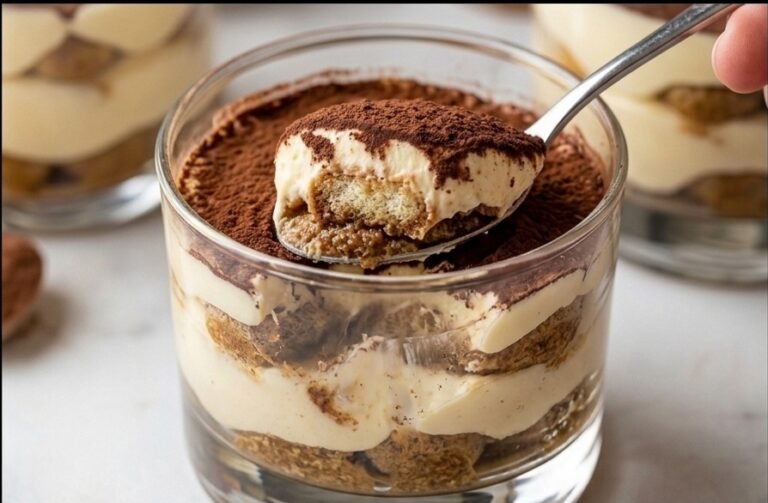 Tiramisu u čaši | Brzi i kremasti desert bez pečenja