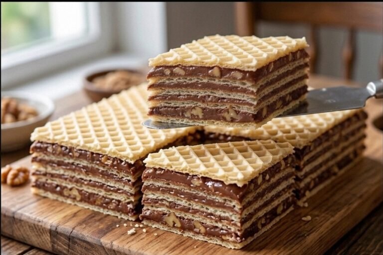 Domaće čokoladne oblande | Brzi starinski recept sa keksom i orasima