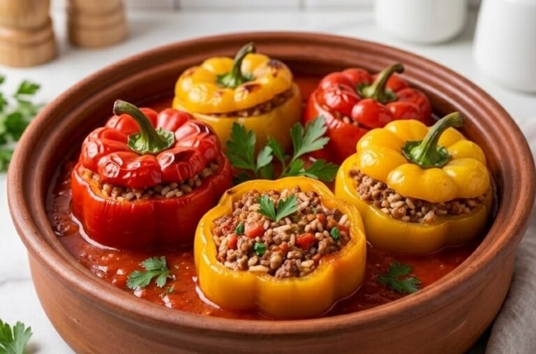 Tradicionalne Domaće Punjene Paprike | Najbolji Recept