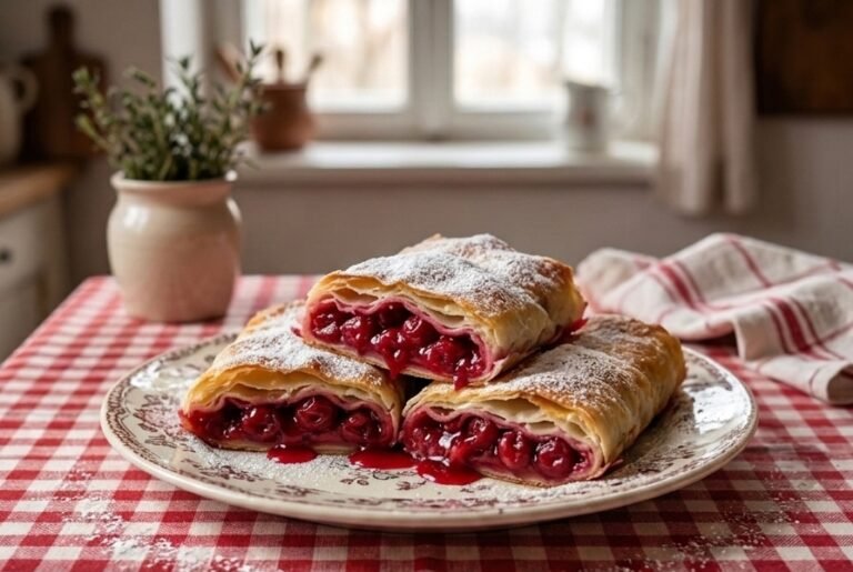 Domaća pita sa višnjama | Najsočniji recept za hrskave rolnice