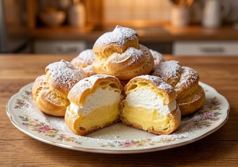 Domaće princes krofne | Savršen recept za vazdušasto testo i vanila krem