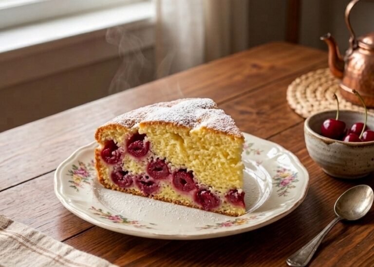Brza torta sa višnjama | Najmekši voćni kolač na čaše