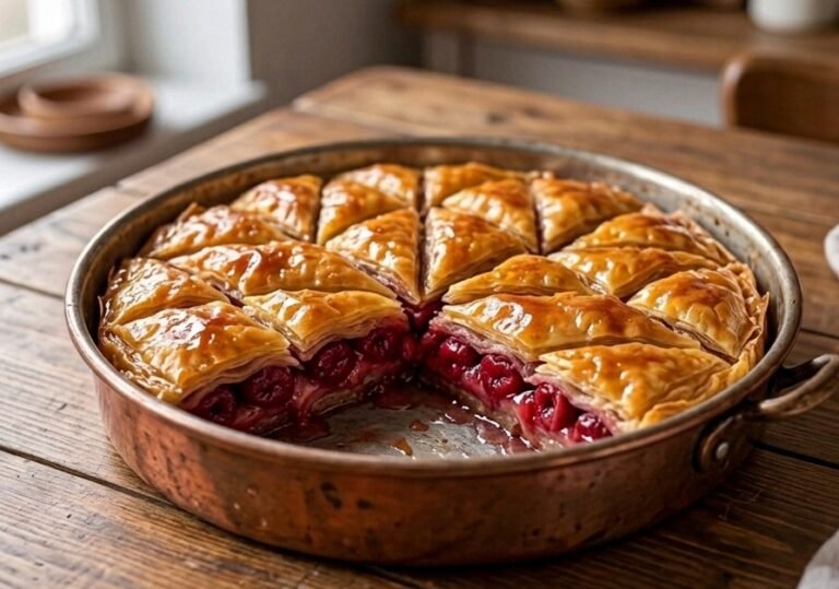 Domaća baklava sa višnjama | Sočni voćni desert koji se topi u ustima