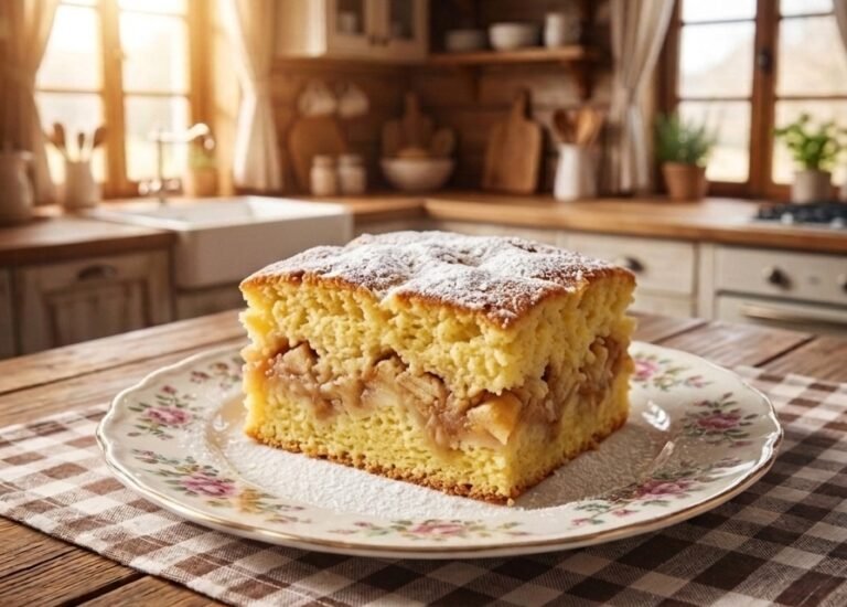 Domaći kolač sa jabukama | Brzi starinski desert na čaše