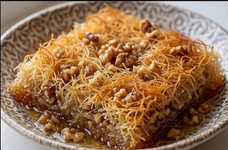 Domaći sočni kadaif | Tradicionalni recept sa orasima i agdom
