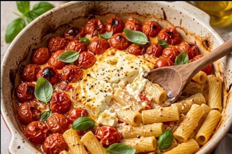 Pečena feta pasta | Viralni recept za brzi i kremasti ručak