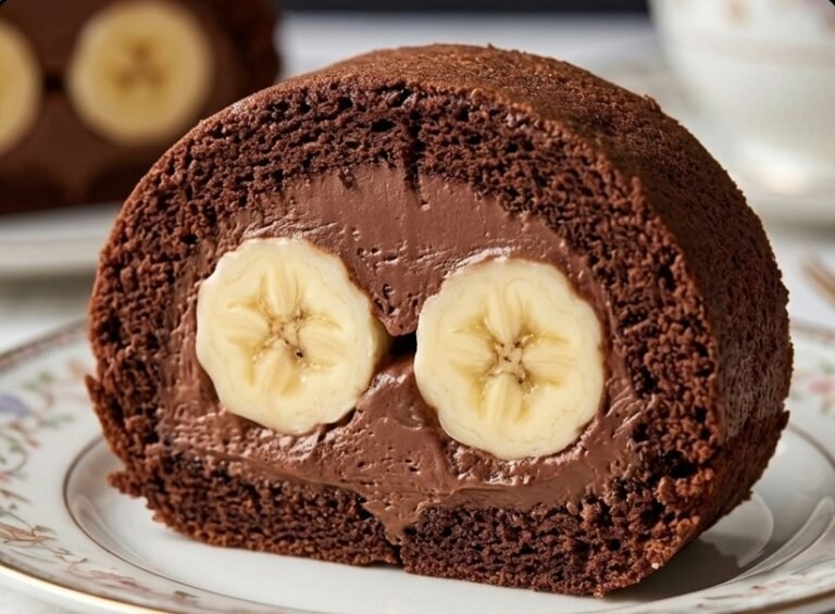 Kolač Mačje oči | Autentični čokoladni rolat sa bananama