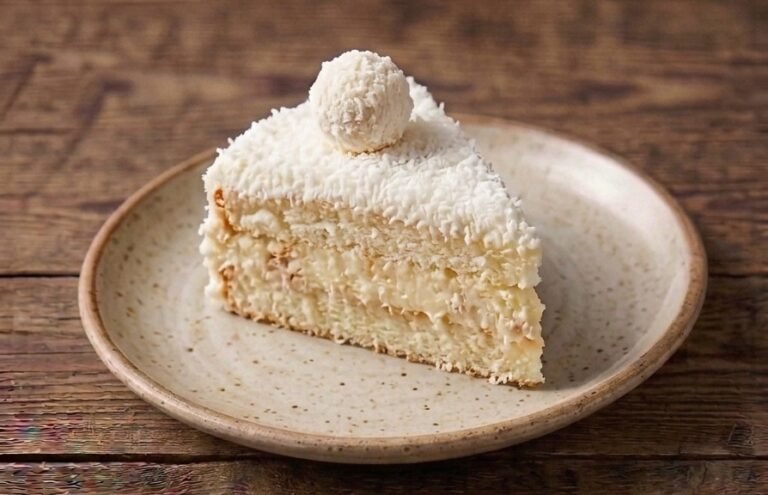Domaća Raffaello torta | Raskošni beli san od kokosa i badema