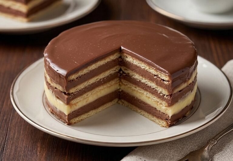 Domaća keks torta | Klasični kremasti desert bez pečenja