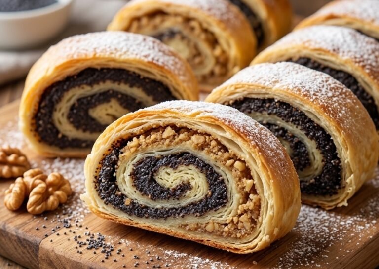 Domaća pita sa makom i orasima | Tradicionalna svečana štrudla