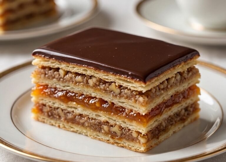Autentične Žerbo kocke | Tradicionalni slojeviti kolač sa orasima i džemom