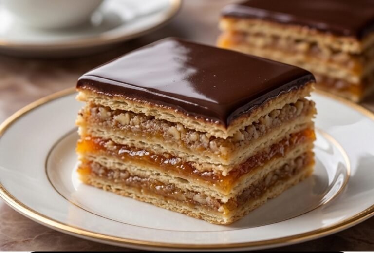 Autentične Žerbo kocke | Tradicionalni slojeviti kolač sa orasima i džemom