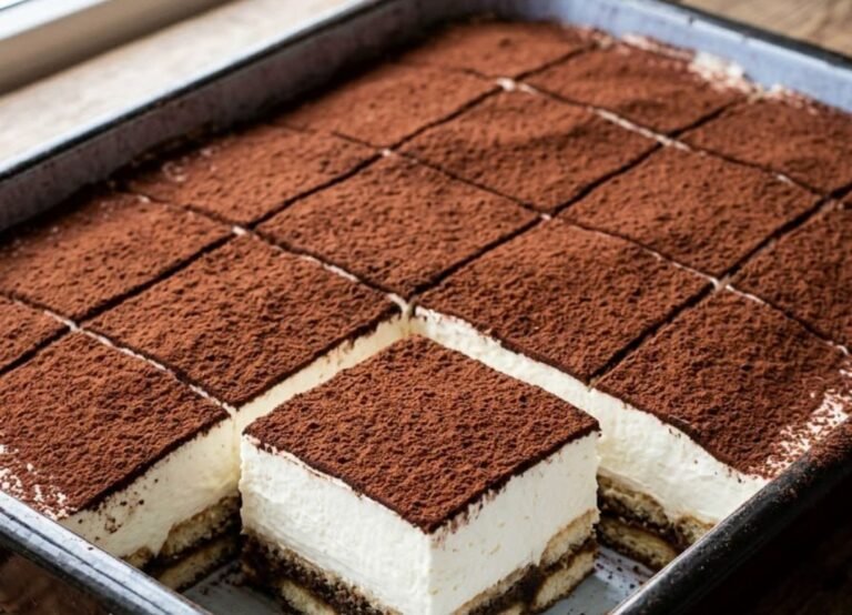 Tiramisu kocke | Najbolji recept za brzi italijanski klasik bez pečenja