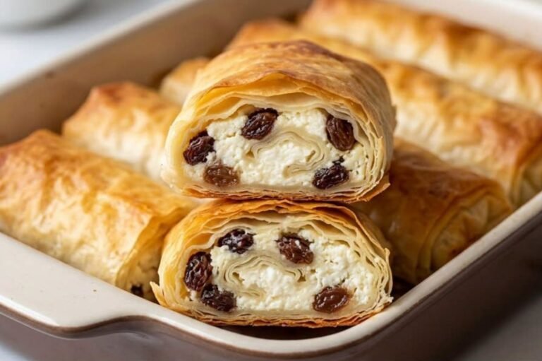 Domaća slatka pita sa sirom i suvim grožđem | Tradicionalni recept