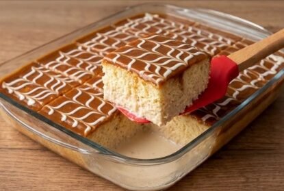 Sočni Trileće Kolač | Recept sa Karamelom i Tri Vrste Mleka