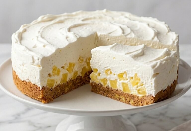 Nepečena Plazma torta sa ananasom | Brzi osvežavajući desert