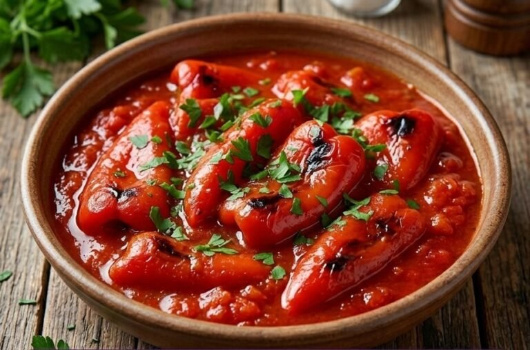 Paprika u Paradajzu | Starinski Recept za Savršen Prilog i Zimnicu