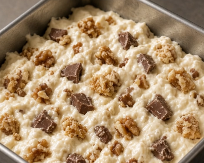 Zaboravljeni Starinski Kolač na Kašiku | Brzi Recept sa Orasima i Čokoladom