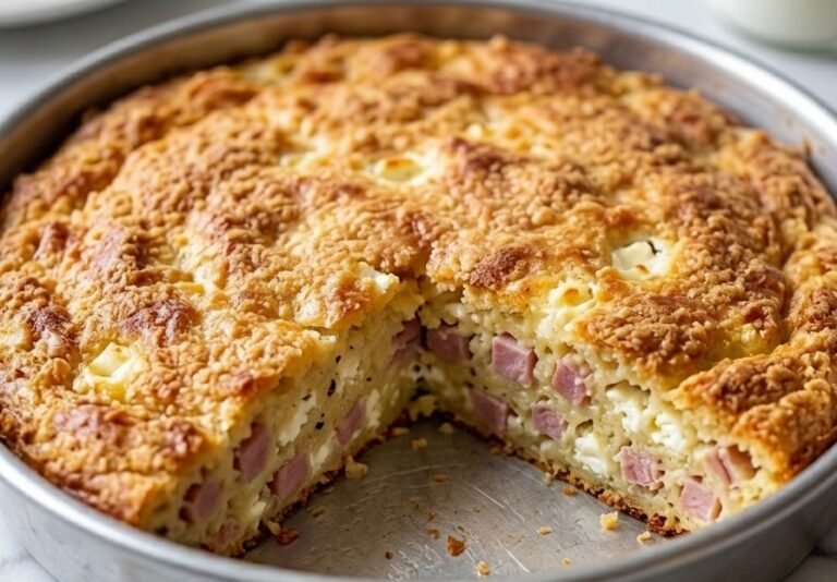 Domaći burek bez kora | Brza slana pita sa sirom i šunkom