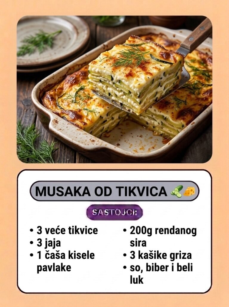 Musaka od tikvica sa sirom | Sočan letnji ručak bez mesa