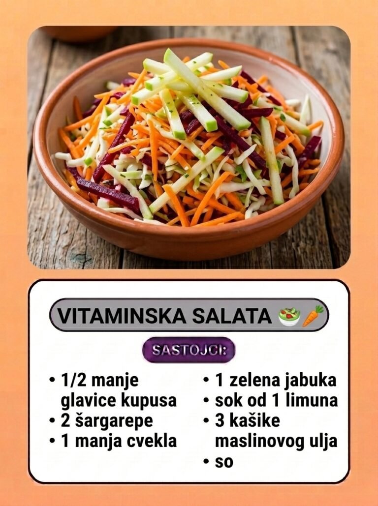 Šarena vitaminska salata | Zdrav i osvežavajući prilog pun energije
