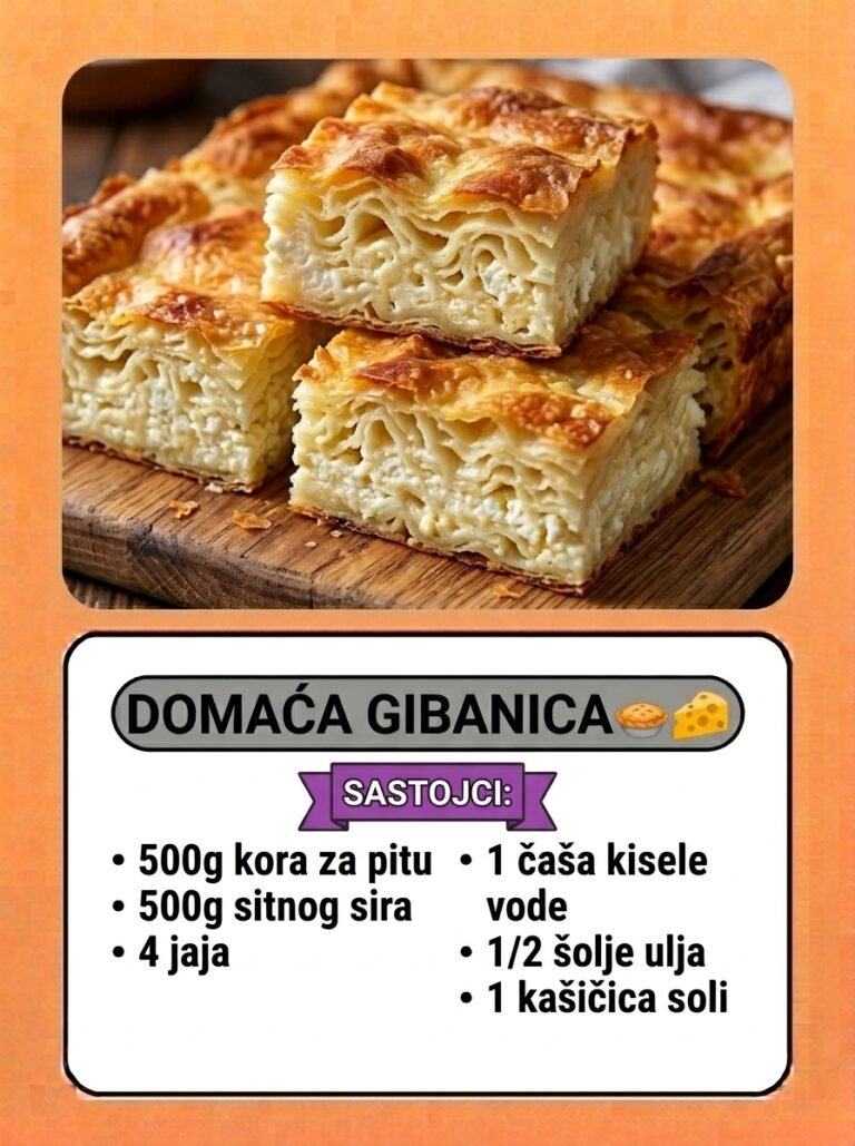 Prava domaća gibanica | Vazdušasta i sočna pita sa sirom