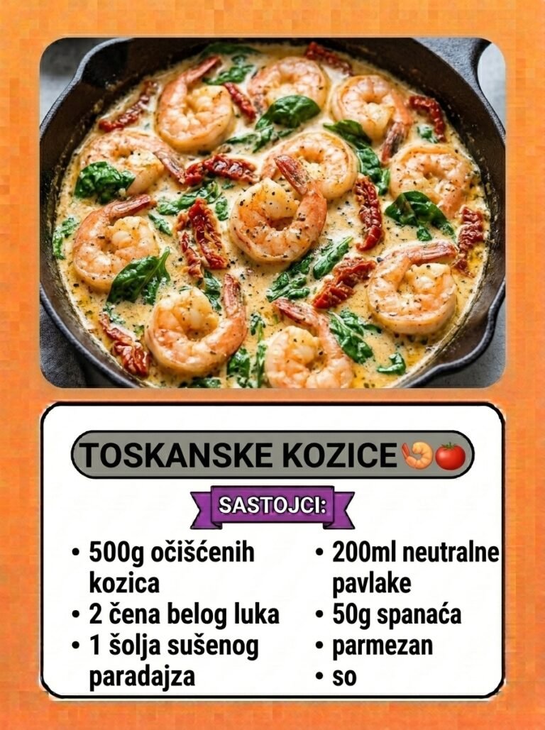 Toskanske kozice | Luksuzni obrok iz jednog tiganja gotov za 15 minuta