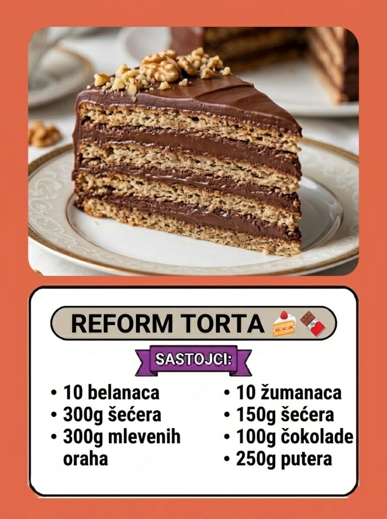 Kraljica slavlja: Autentična Reform torta | Raskošni klasik sa orasima