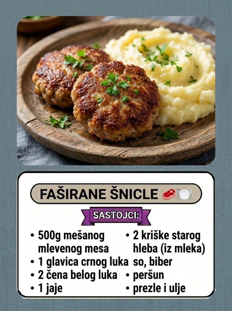 Domaće faširane šnicle | Najsočniji recept za savršen porodični ručak