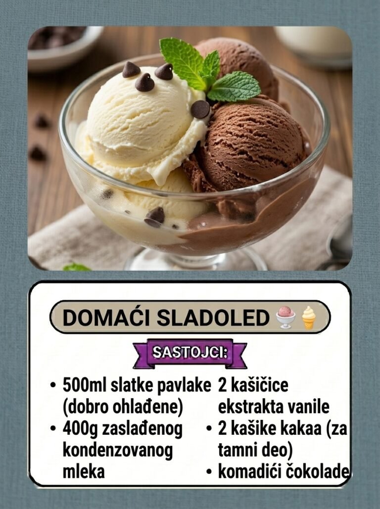 Domaći sladoled od samo dva osnovna sastojka | Brz i kremast letnji desert