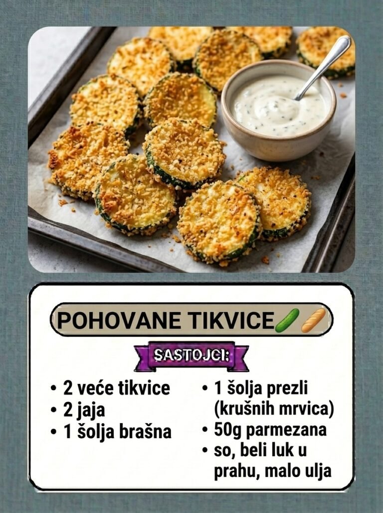 Hrskave pohovane tikvice iz rerne | Zdrav i brz letnji obrok