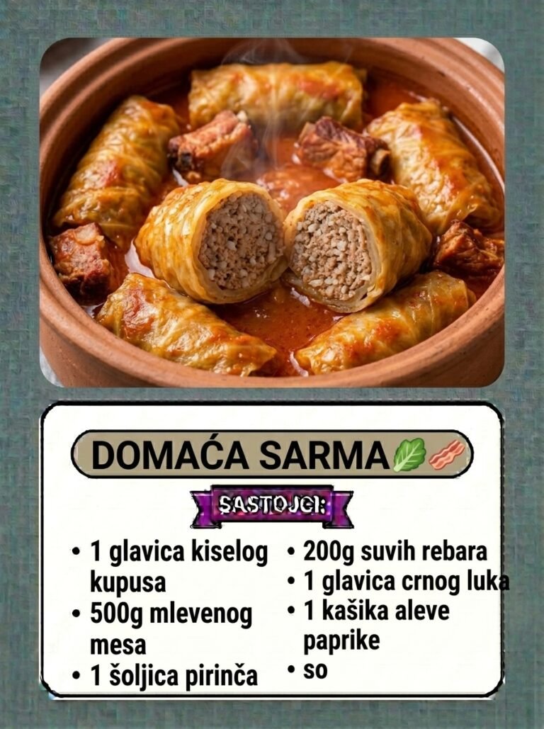 Prava domaća sarma | Tradicionalni balkanski klasik sa suvim rebrima