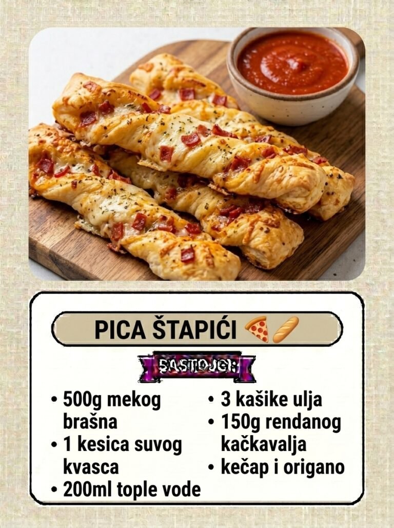 Pica štapići iz rerne | Savršeno hrskavo pecivo za svaku priliku