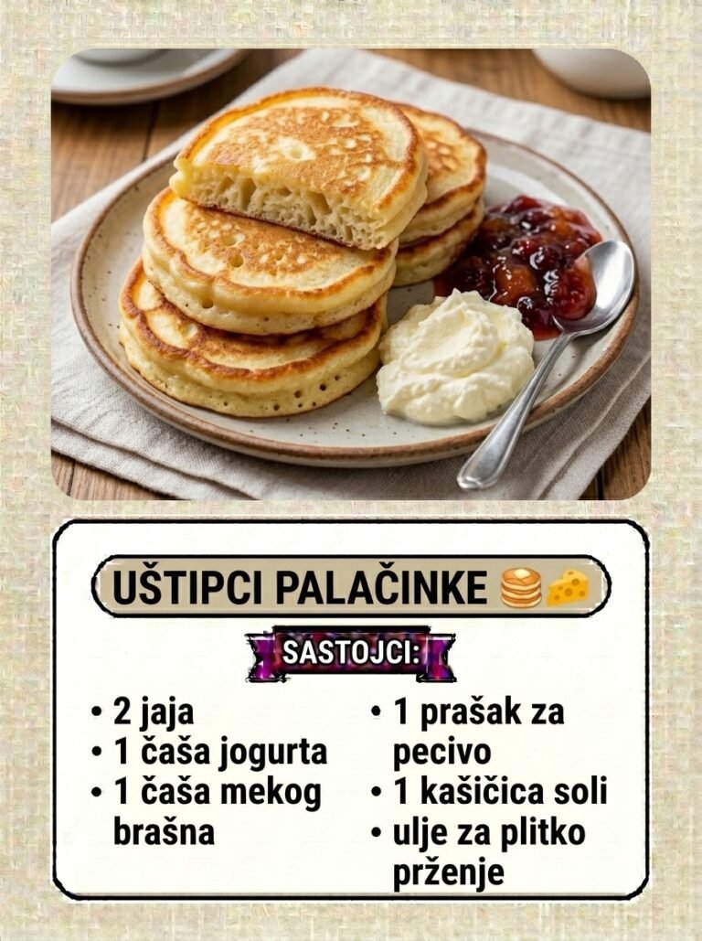 Vazdušasti uštipci palačinke | Brzi i mekani doručak na čaše