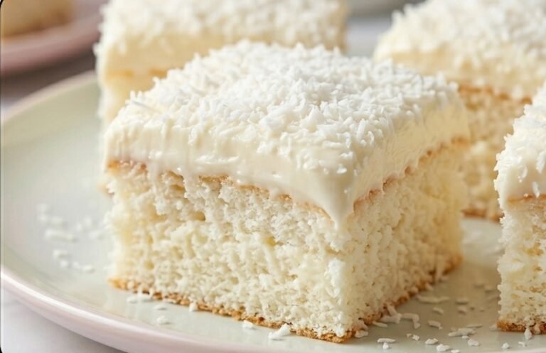 Raffaello kocke | Kremasti beli oblak od kokosa koji se topi u ustima